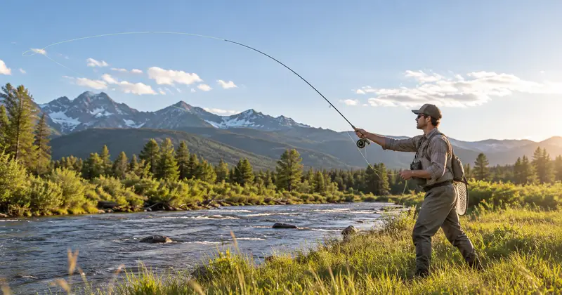 fly fish pole