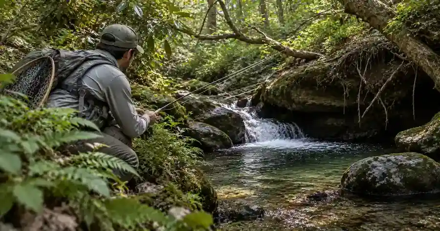 fly fishing for brook trout