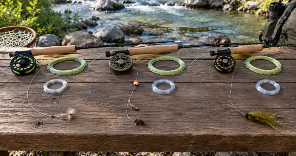 fly fishing setup for trout